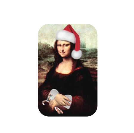 Festive Mona Lisa!
